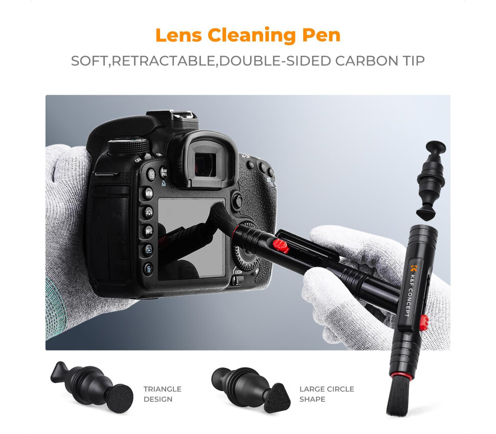 Набор для чистки оптики K&F Concept 23-in-1 Camera Cleaning Kit Набор для чистки оптики K&F Concept 23-in-1 Camera Cleaning Kit