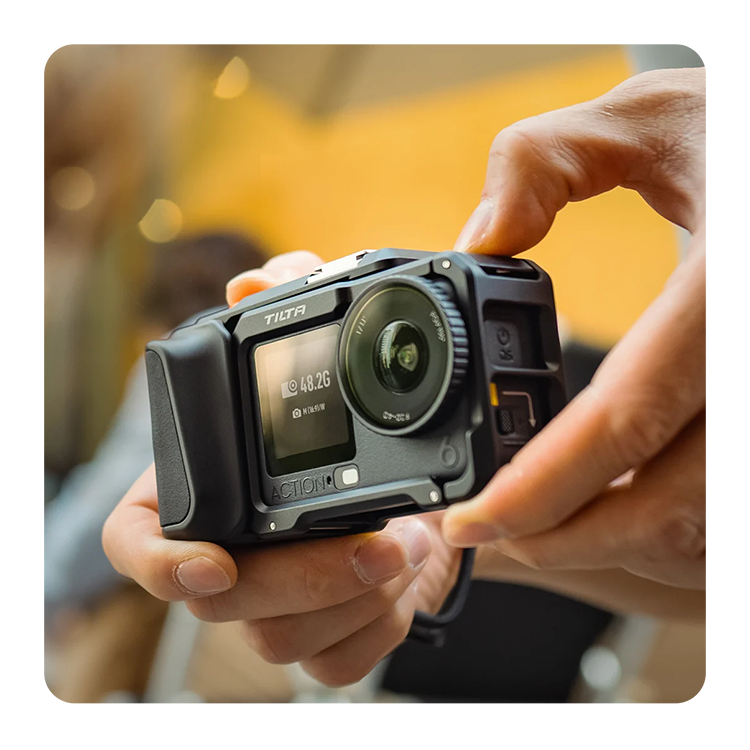 Клетка Tilta Camera Cage Street Snap Kit для DJI Osmo Action 6 Чёрная Клетка Tilta Camera Cage Street Snap Kit для DJI Osmo Action 6 Чёрная