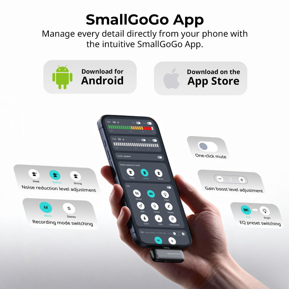 Радиосистема SmallRig S70-A Чёрная Радиосистема SmallRig S70-A Чёрная