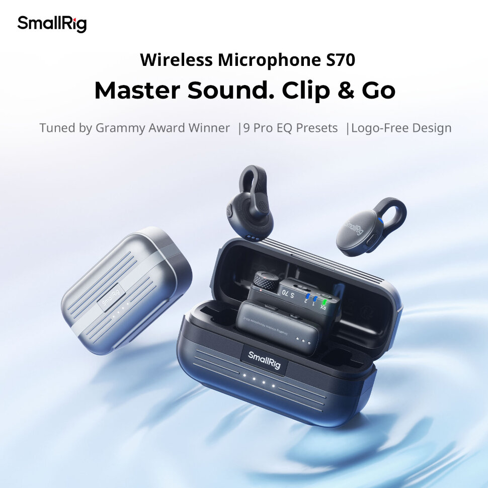 Радиосистема SmallRig S70-A Чёрная Радиосистема SmallRig S70-A Чёрная