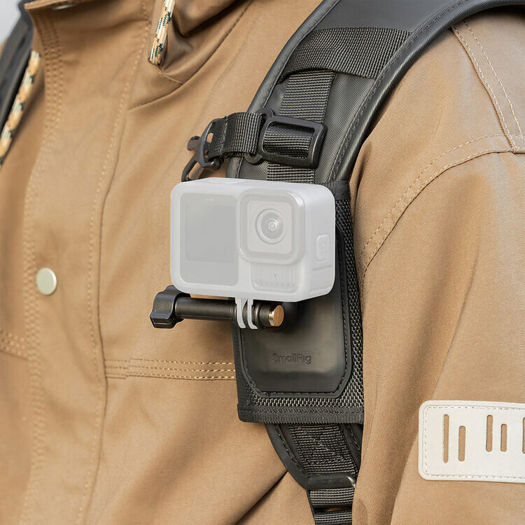 Крепление на лямку рюкзака SmallRig 5721 Hook and Loop Backpack Strap Mount для экшн-камеры Крепление на лямку рюкзака SmallRig 5721 Hook and Loop Backpack Strap Mount для экшн-камеры