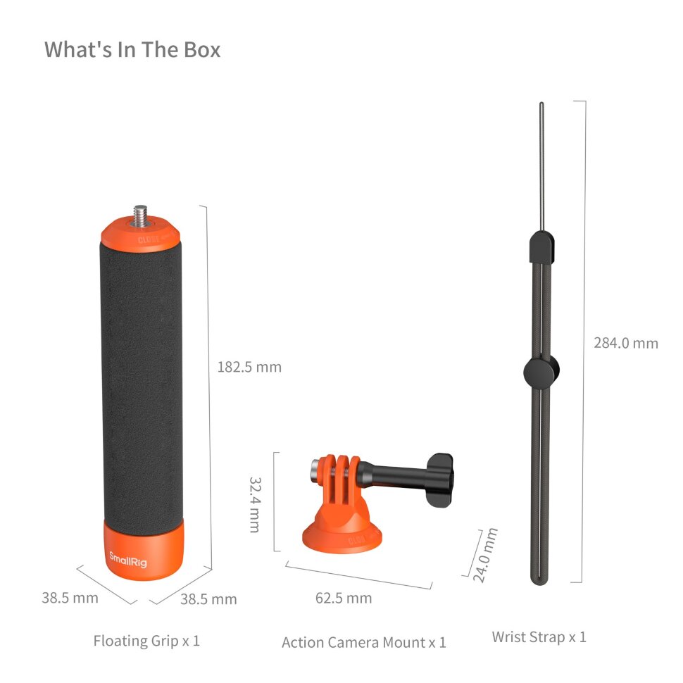 Рукоятка-поплавок SmallRig 6152 Floating Grip для экшн-камеры Рукоятка-поплавок SmallRig 6152 Floating Grip для экшн-камеры