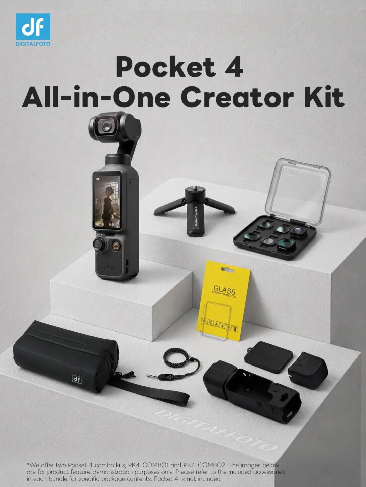Набор аксессуаров DigitalFoto Creator Kit Combo 1 для DJI Osmo Pocket 3/4 Набор аксессуаров DigitalFoto Creator Kit Combo 1 для DJI Osmo Pocket 3/4