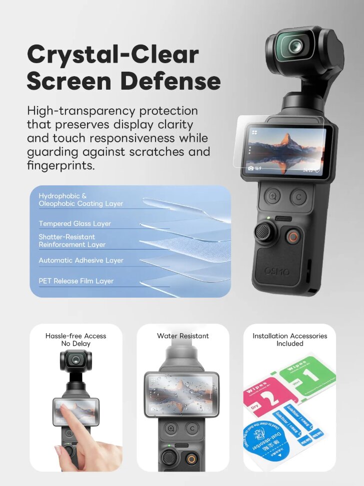 Набор аксессуаров DigitalFoto Creator Kit Combo 1 для DJI Osmo Pocket 3/4 Набор аксессуаров DigitalFoto Creator Kit Combo 1 для DJI Osmo Pocket 3/4