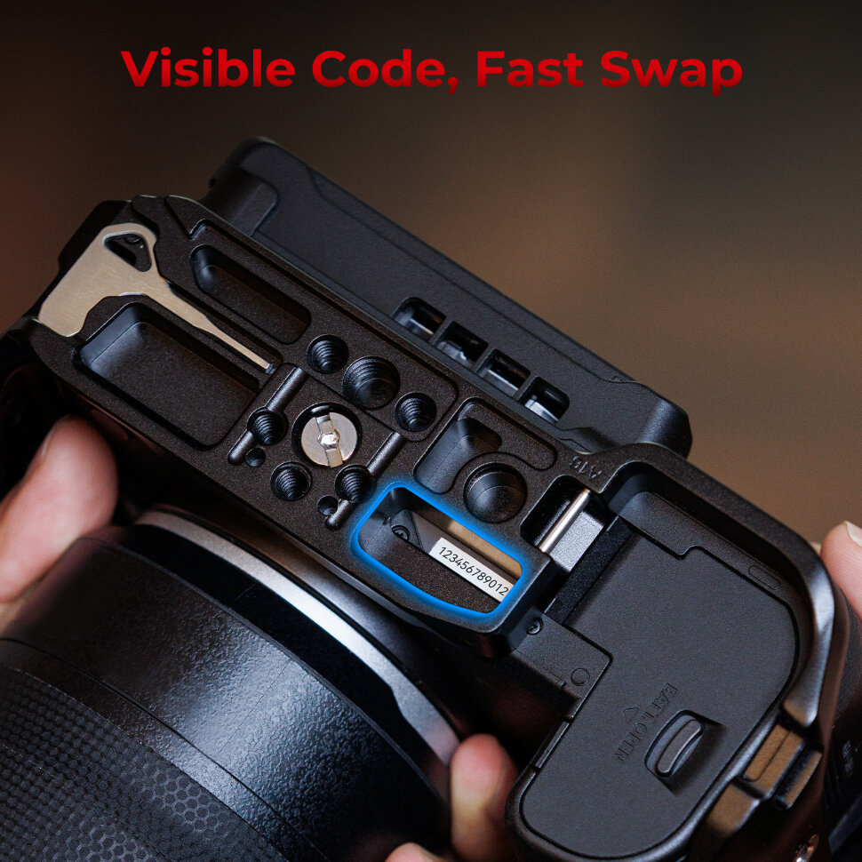 Клетка SmallRig 6372 HawkLock QR для Canon EOS R6 V Клетка SmallRig 6372 HawkLock QR для Canon EOS R6 V