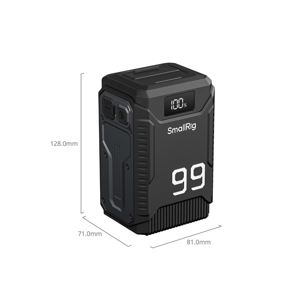 Аккумулятор SmallRig T99 V-Mount Triple-Proof 98.872Wh Аккумулятор SmallRig T99 V-Mount Triple-Proof 98.872Wh