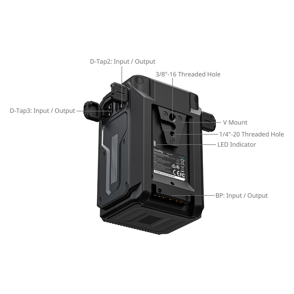 Аккумулятор SmallRig T99 V-Mount Triple-Proof 98.872Wh Аккумулятор SmallRig T99 V-Mount Triple-Proof 98.872Wh
