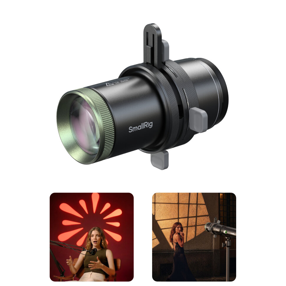 Проекционная насадка SmallRig SP Air Spotlight для RF 20C/10C Проекционная насадка SmallRig SP Air Spotlight для RF 20C/10C
