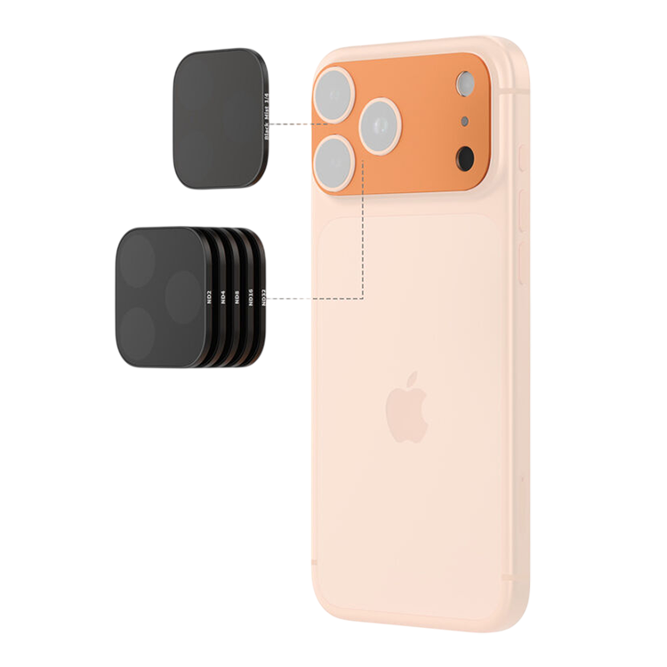 Набор фильтров SmallRig Square ND & Black Mist для iPhone 17 Pro Max Серебро Набор фильтров SmallRig Square ND & Black Mist для iPhone 17 Pro Max Серебро