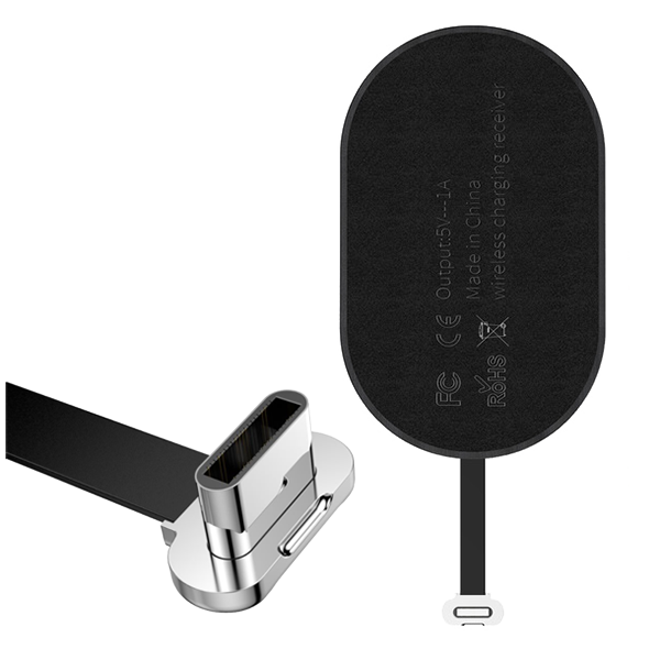 Модуль приема беспроводной зарядки Baseus Qi Wireless Receiver Type-C Модуль приема беспроводной зарядки Baseus Qi Wireless Receiver Type-C