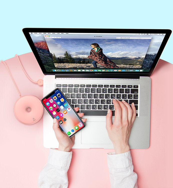 Быстрая беспроводная зарядка Baseus Donut Wireless Charger 15W Черная Быстрая беспроводная зарядка Baseus Donut Wireless Charger 15W Черная