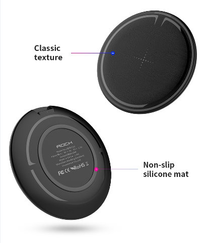 Беспроводная зарядка Rock W12 Белая Беспроводная зарядка Rock W12 Белая