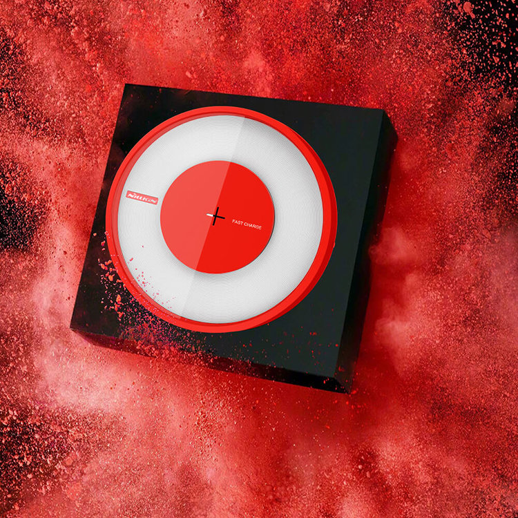 Беспроводная зарядка Nillkin Magic Disk 4 Красная Беспроводная зарядка Nillkin Magic Disk 4 Красная