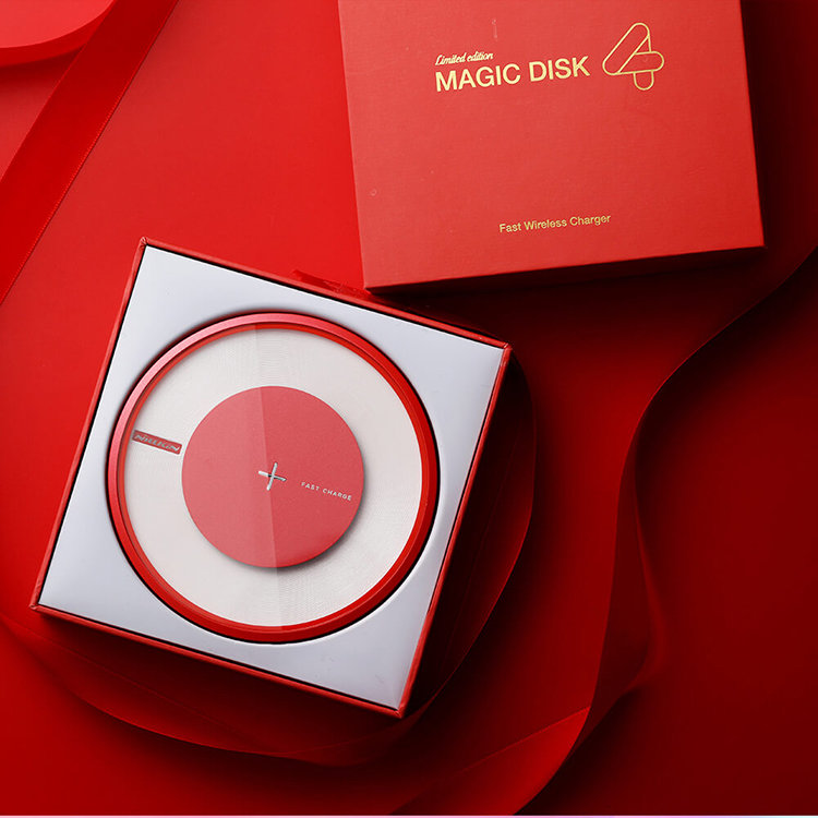 Беспроводная зарядка Nillkin Magic Disk 4 Красная Беспроводная зарядка Nillkin Magic Disk 4 Красная
