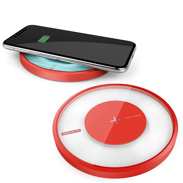 Беспроводная зарядка Nillkin Magic Disk 4 Красная Беспроводная зарядка Nillkin Magic Disk 4 Красная