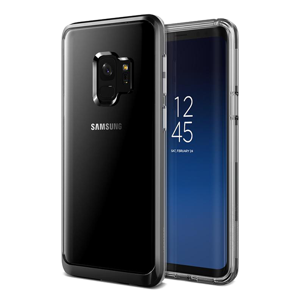 Чехол VRS Design Crystal Bumper для Galaxy S9 Metal Black