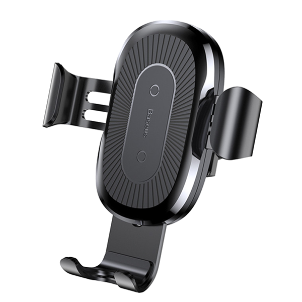 Автодержатель с беспроводной зарядкой Baseus Car Gravity Mount with Fast Wireless Charger Черный Автодержатель с беспроводной зарядкой Baseus Car Gravity Mount with Fast Wireless Charger Черный