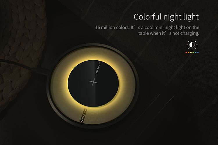 Беспроводная зарядка Nillkin Magic Disk 4 Белая Беспроводная зарядка Nillkin Magic Disk 4 Белая