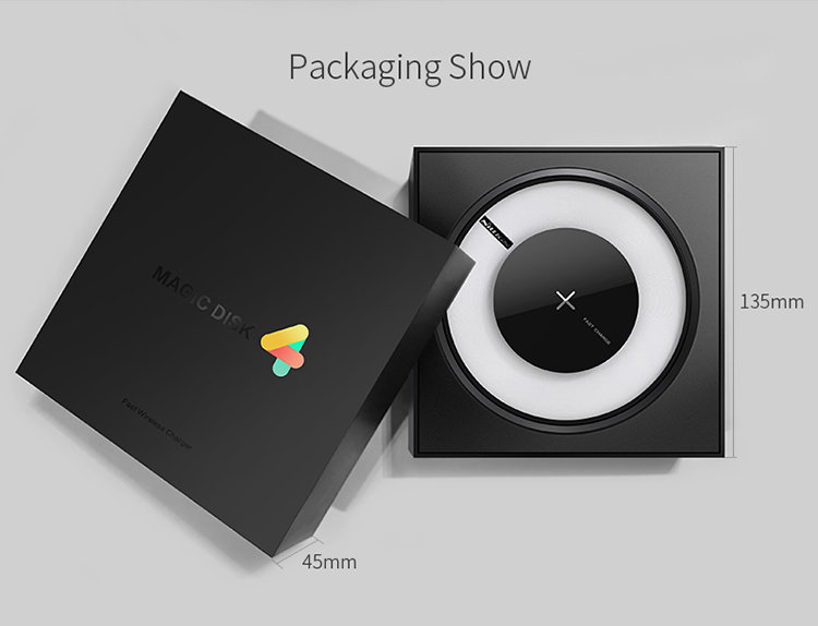 Беспроводная зарядка Nillkin Magic Disk 4 Белая Беспроводная зарядка Nillkin Magic Disk 4 Белая