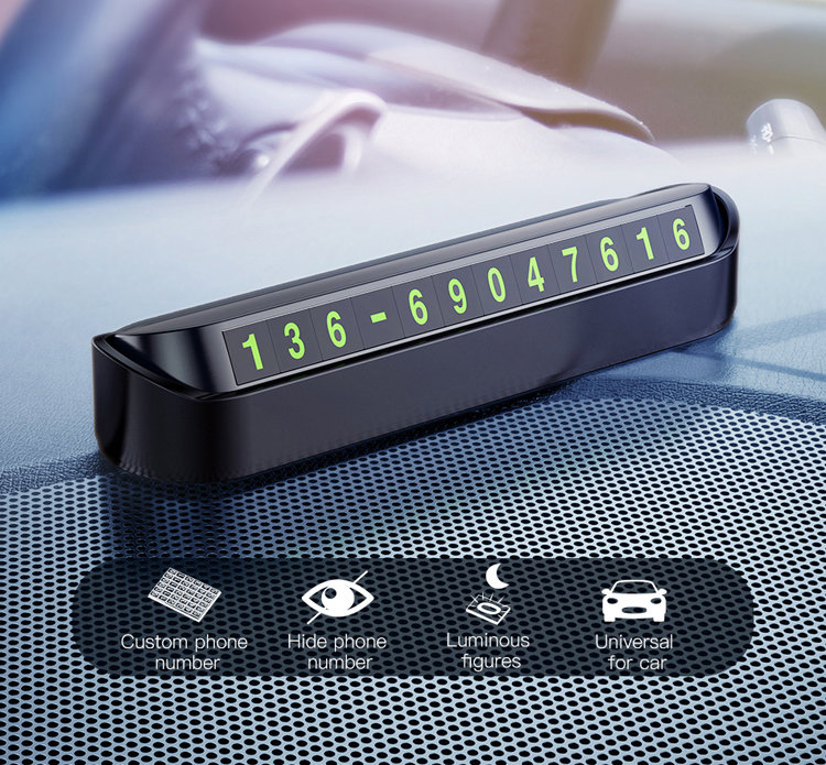 Автовизитка Baseus Tock Чёрная Автовизитка Baseus Tock Чёрная