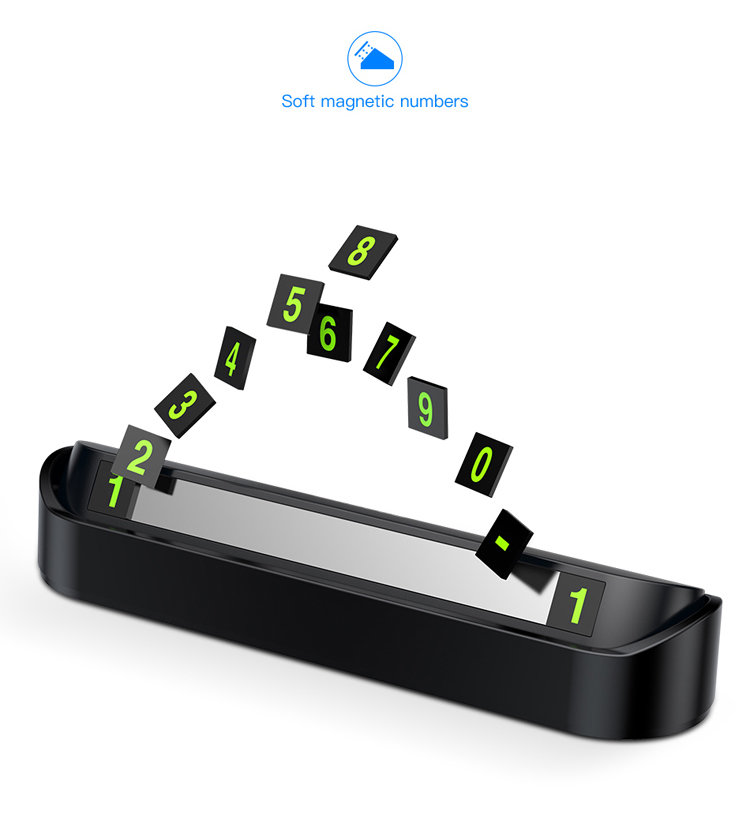 Автовизитка Baseus Tock Чёрная Автовизитка Baseus Tock Чёрная