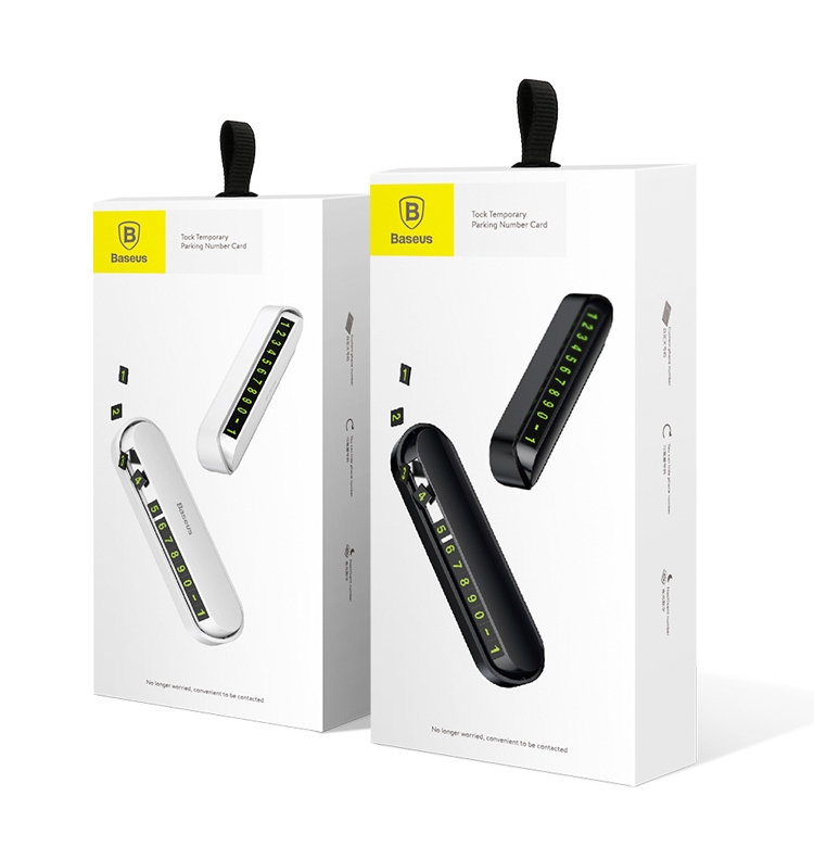 Автовизитка Baseus Tock Чёрная Автовизитка Baseus Tock Чёрная