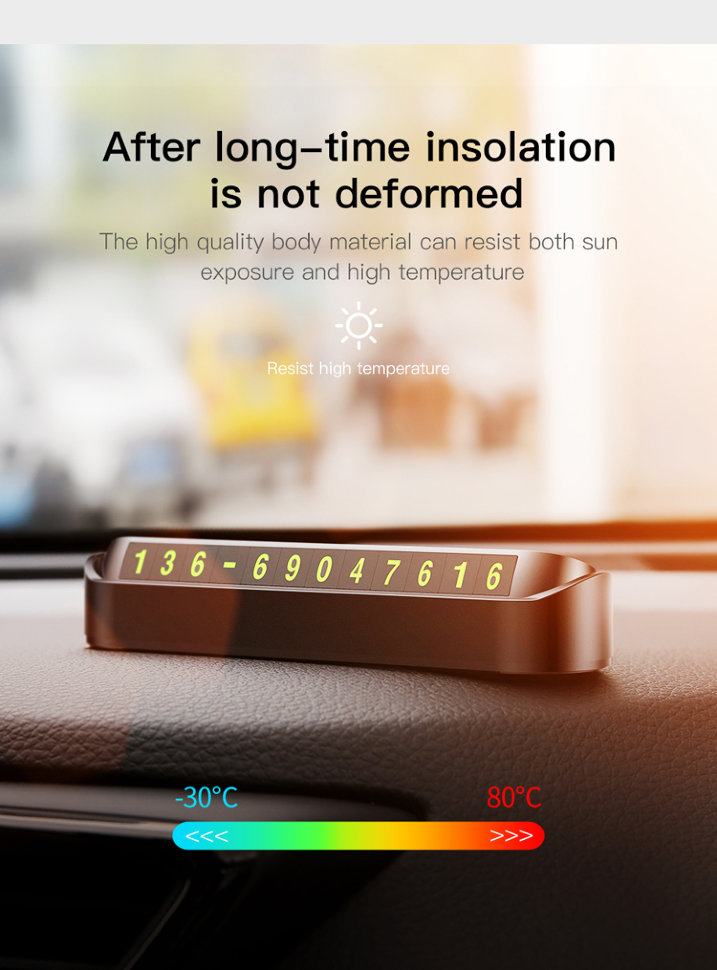 Автовизитка Baseus Tock Чёрная Автовизитка Baseus Tock Чёрная