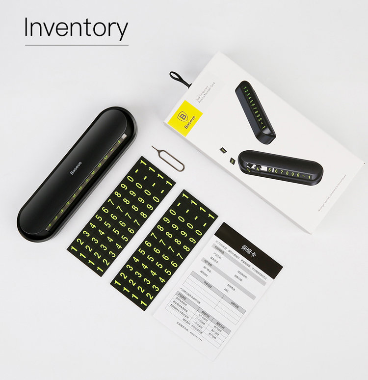 Автовизитка Baseus Tock Белая Автовизитка Baseus Tock Белая