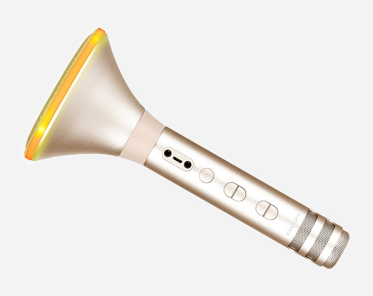 Беспроводной микрофон для караоке Momax K-MIC PRO Золото Беспроводной микрофон для караоке Momax K-MIC PRO Золото