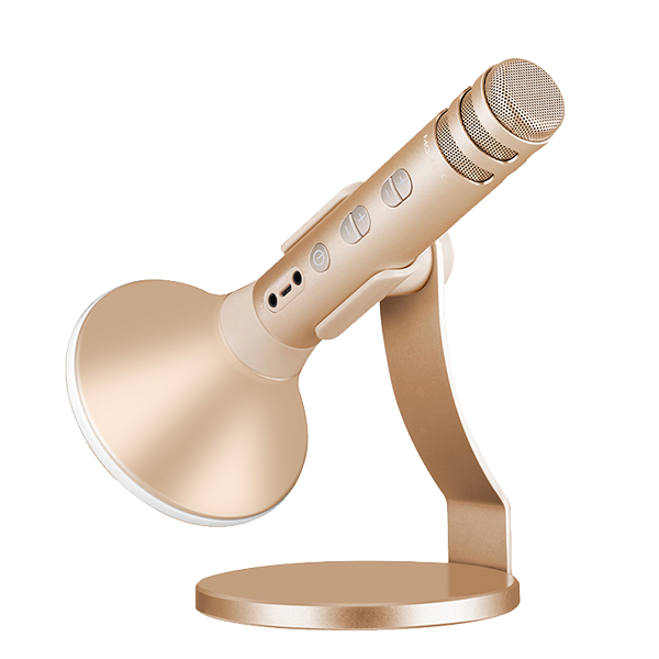 Беспроводной микрофон для караоке Momax K-MIC PRO Золото Беспроводной микрофон для караоке Momax K-MIC PRO Золото