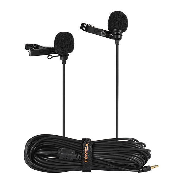 Микрофон петличный двойной CoMica CVM-D02B (6м) Микрофон петличный двойной CoMica CVM-D02B (6м)