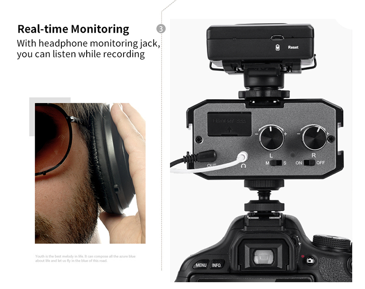 Микшер двуканальный CoMica CVM-AX1 3.5mm Микшер двуканальный CoMica CVM-AX1 3.5mm