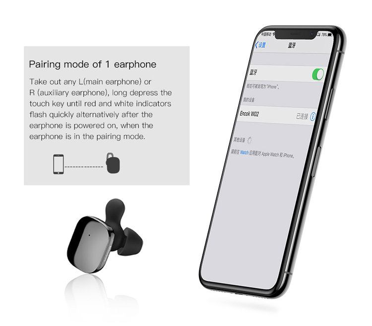 Наушники Baseus Encok W02 Чёрные Наушники Baseus Encok W02 Чёрные