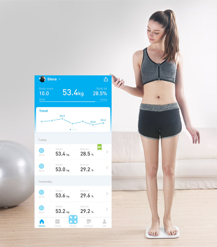 Умные весы Picooc Mini Чёрные Умные весы Picooc Mini Чёрные