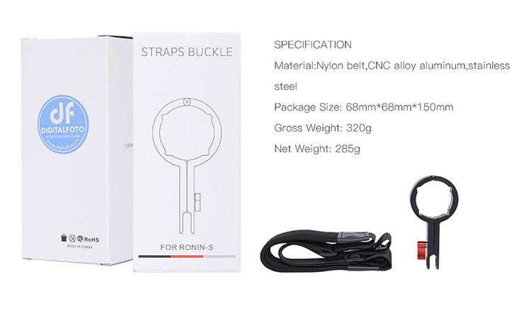 Ремень DigitalFoto Weight Release Strap+Gimbal Clamp для Ronin-S Ремень DigitalFoto Weight Release Strap+Gimbal Clamp для Ronin-S