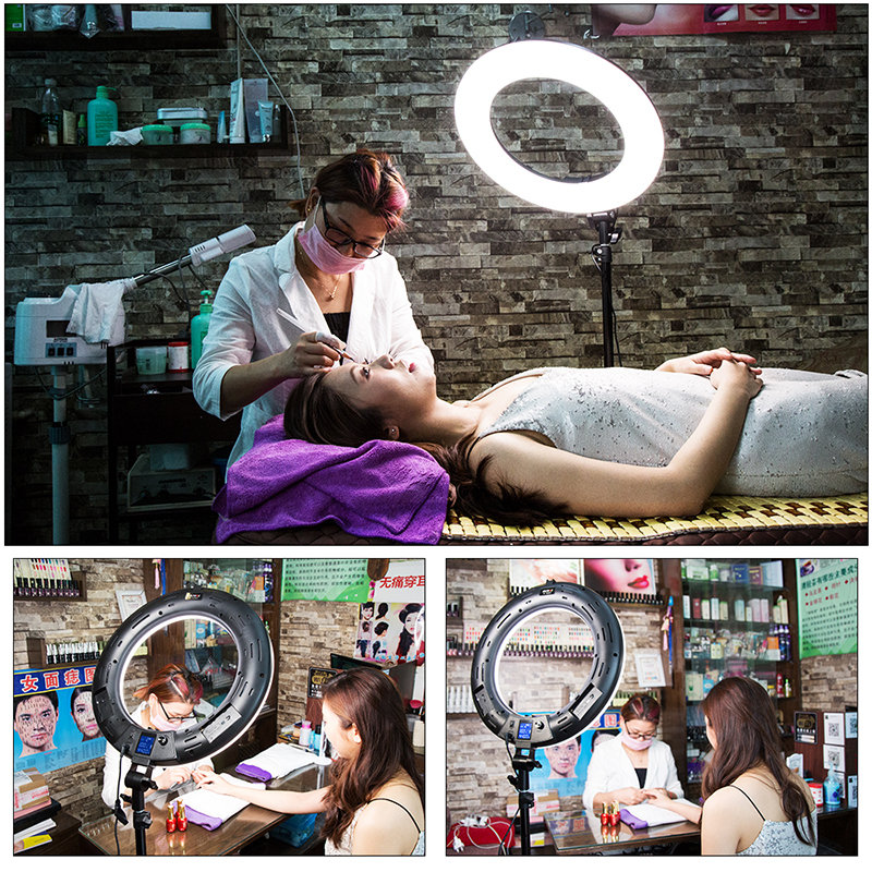 Осветитель кольцевой Viltrox VL-600T (3300-5600K) Осветитель кольцевой Viltrox VL-600T (3300-5600K)