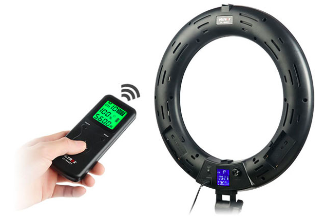 Осветитель кольцевой Viltrox VL-600T (3300-5600K) Осветитель кольцевой Viltrox VL-600T (3300-5600K)