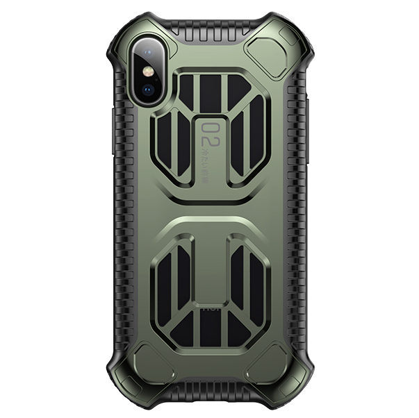 Чехол Baseus Cold front cooling Case для iPhone Xs Max Зеленый
