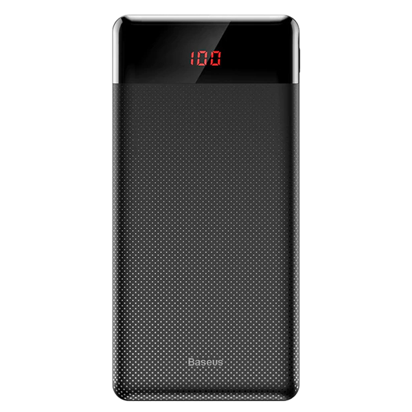 Внешний аккумулятор с дисплеем Baseus Mini Cu 10000mAh Чёрный Внешний аккумулятор с дисплеем Baseus Mini Cu 10000mAh Чёрный