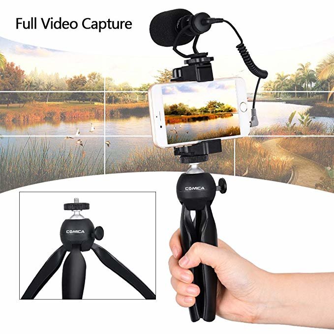 Микрофон CoMica CVM-VM10-K2 с настольной треногой Микрофон CoMica CVM-VM10-K2 с настольной треногой