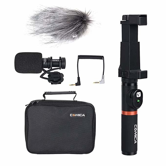 Микрофон CoMica CVM-VM10-K3 с держателем и пультом Микрофон CoMica CVM-VM10-K3 с держателем и пультом