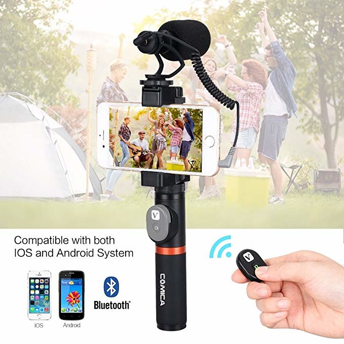 Микрофон CoMica CVM-VM10-K3 с держателем и пультом Микрофон CoMica CVM-VM10-K3 с держателем и пультом