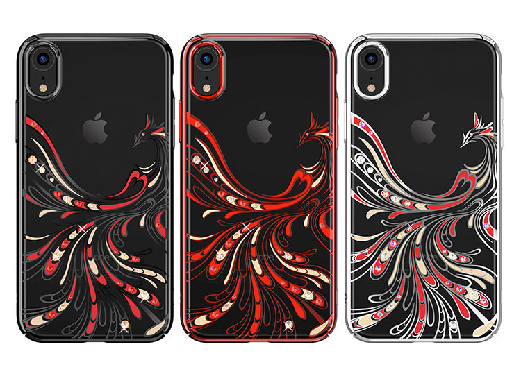 Чехол PQY Flying для iPhone XR Silver Frame Чехол PQY Flying для iPhone XR Silver Frame