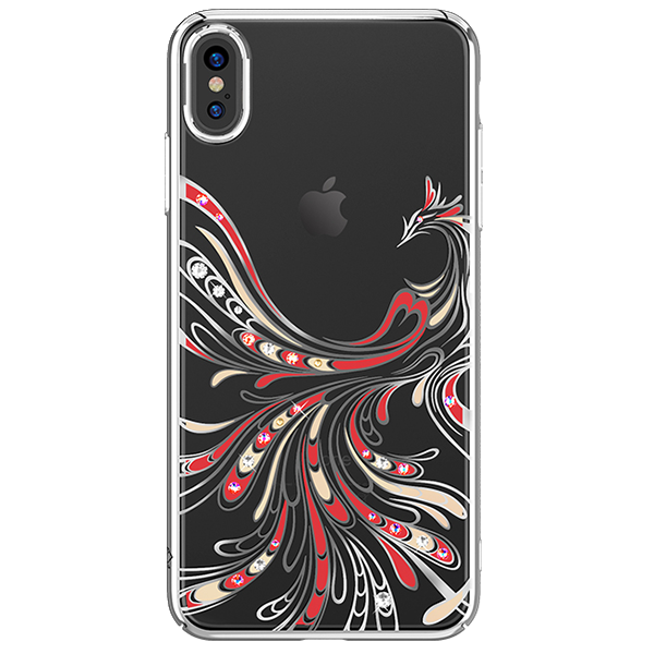 Чехол PQY Flying для iPhone Xs Max Silver Frame