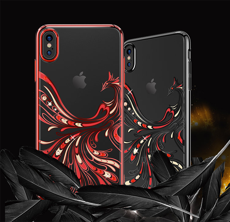 Чехол PQY Flying для iPhone Xs Max Silver Frame Чехол PQY Flying для iPhone Xs Max Silver Frame