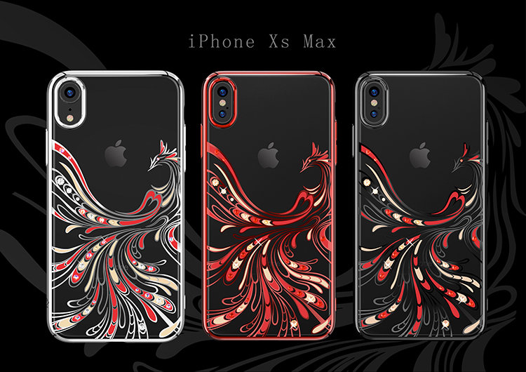 Чехол PQY Flying для iPhone Xs Max Silver Frame Чехол PQY Flying для iPhone Xs Max Silver Frame