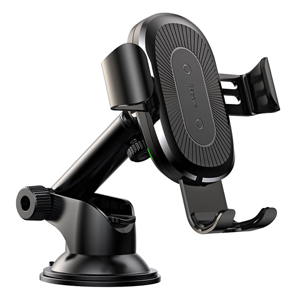Автодержатель с беспроводной зарядкой Baseus Osculum 10W Чёрный Автодержатель с беспроводной зарядкой Baseus Osculum 10W Чёрный