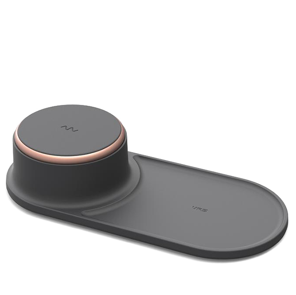 Беспроводная зарядка VRS Design Halo Tray Charcoal Black Беспроводная зарядка VRS Design Halo Tray Charcoal Black