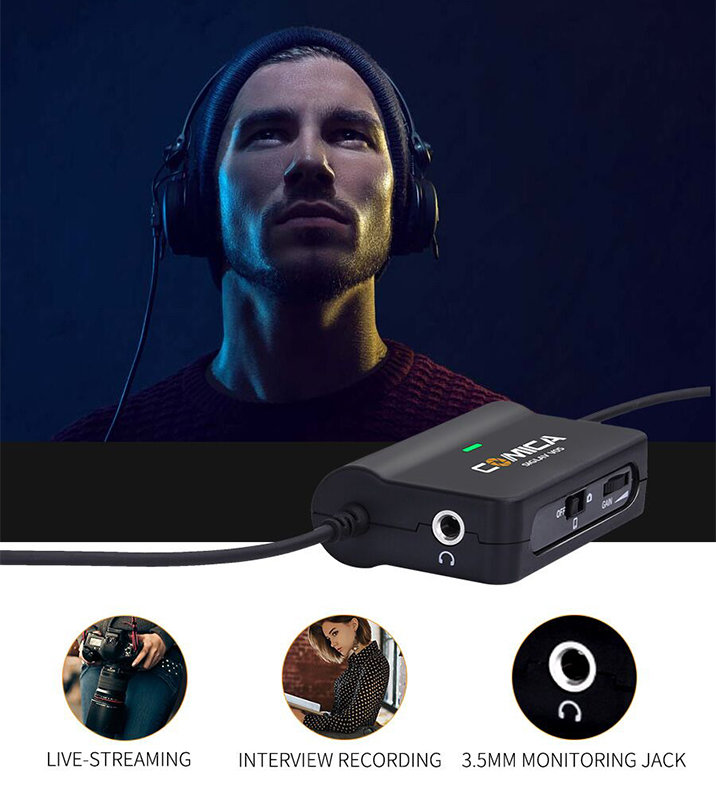 Микрофон петличный CoMica CVM-SIG.LAV V05 miniJack 3.5 мм Микрофон петличный CoMica CVM-SIG.LAV V05 miniJack 3.5 мм