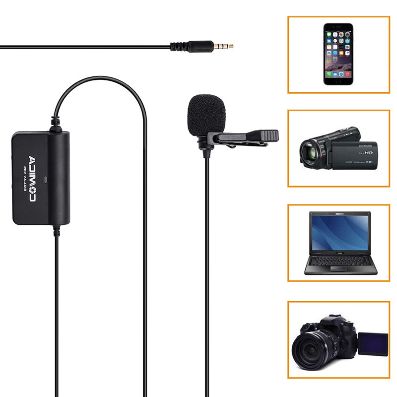 Микрофон петличный CoMica CVM-SIG.LAV V05 miniJack 3.5 мм Микрофон петличный CoMica CVM-SIG.LAV V05 miniJack 3.5 мм